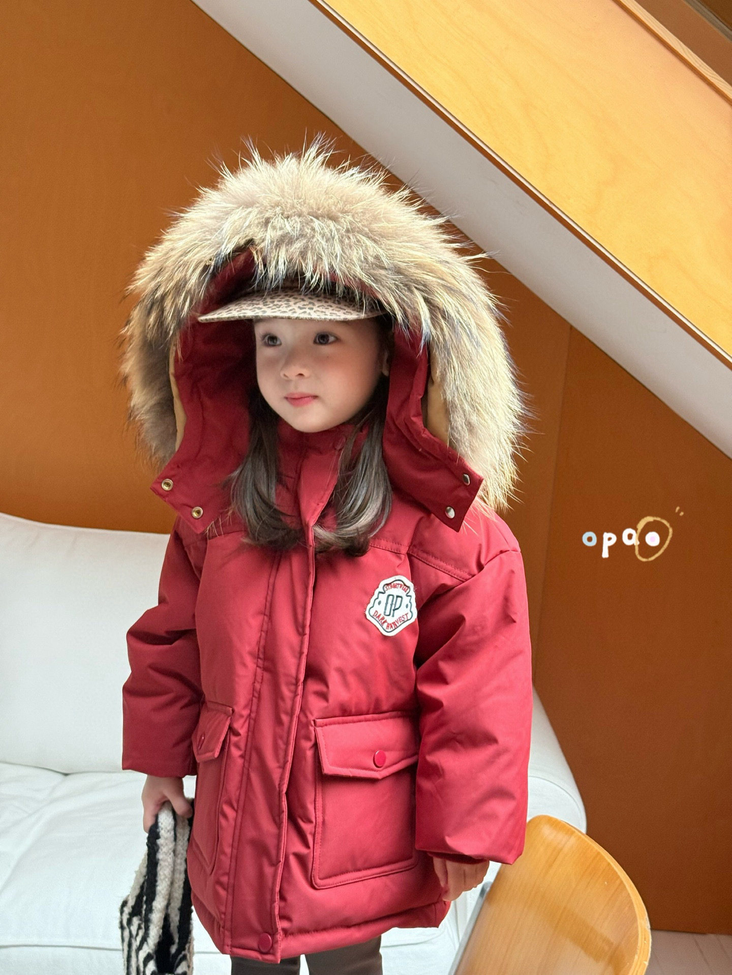 Opao25秋冬羽绒服男女童小羽绒服