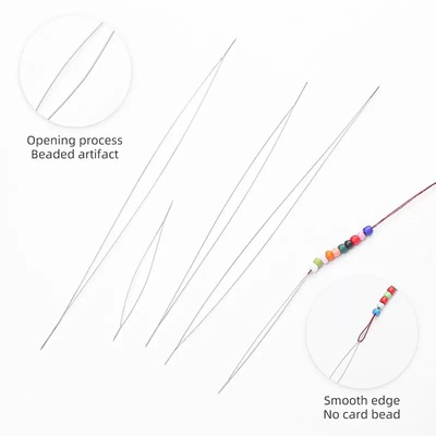 开口串珠针可穿过1.5mm的米珠