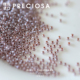 进口染芯米珠珠光巧克力色2.2mm捷克宝仕奥莎手工手链diy串珠材料