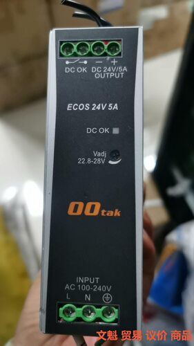 24V5A导轨电源 OOTAK ESOS24V5A开关电源拆议价