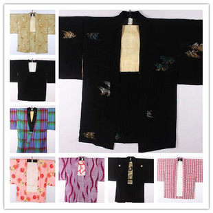 古着vintage传统日本制和服浴衣羽织和风印花舞台宽松外套开衫183