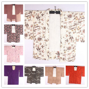 古着vintage传统日本制和服浴衣羽织和风印花舞台宽松外套开衫140