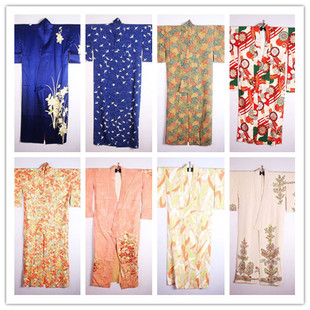 古着vintage传统日本制和服浴衣羽织和风印花舞台宽松外套开衫173