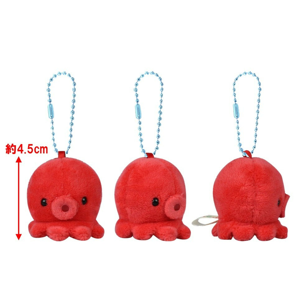●JY杂货●国内现货日本amuse水族馆可爱红章鱼挂件 装饰包挂礼物