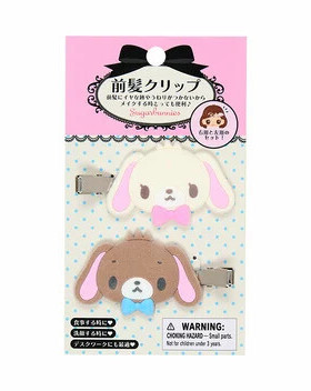 ●JY杂货●国内现货日本sanrio花小兔甜点兔可爱刘海发夹 女孩ins