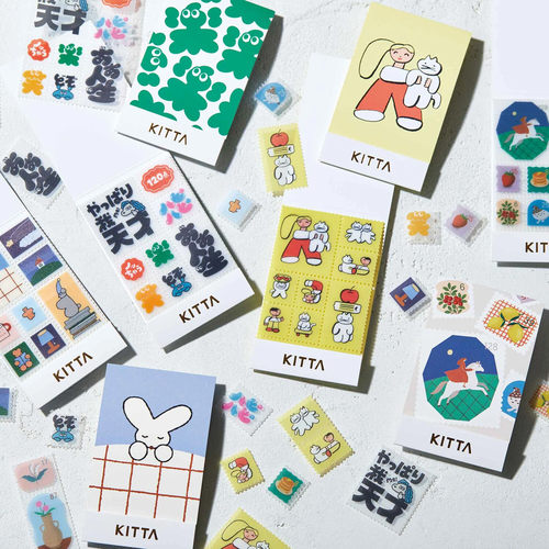 ●JY杂货●国内现货日本KITTA锦宫作者合作款贴纸ins手帐装饰拼贴