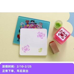 ●JY杂货●国内现货日本sanby北岸由美浸透印猫咪ins手帐印章