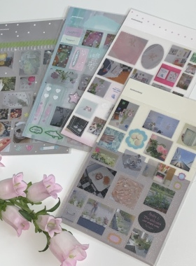 ●JY杂货●现货寄售nemosissy原创闪砂星星膜view贴纸 手帐拼贴