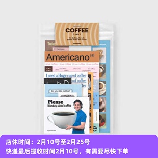 ●JY杂货●国内现货韩国oab文字信息鼠标ins贴纸包 手帐装饰拼贴