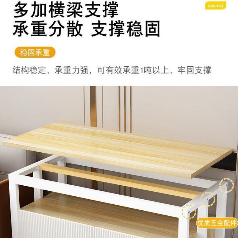 鱼缸柜客厅隔断鱼缸架底柜多层铁艺承重简约收纳柜鱼缸底座厂家