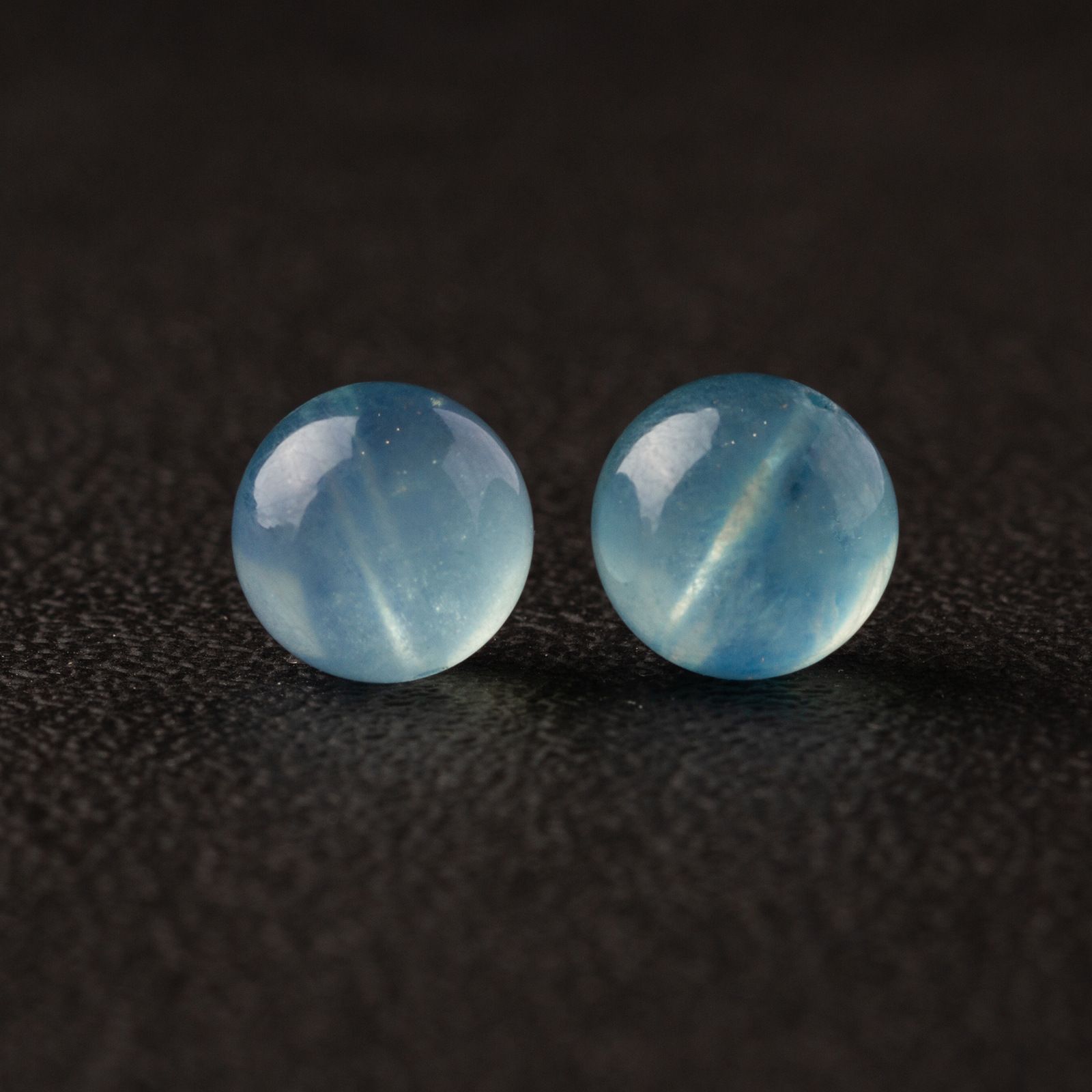 天然7A冰种海蓝宝散珠子DIY手工串珠女士水晶手链项链配饰件