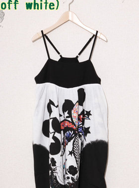 scolar丝柯乐  印花五角星两面穿吊带连衣裙  142376