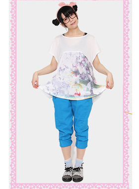 scolar丝柯乐纯色休闲长裤  142414