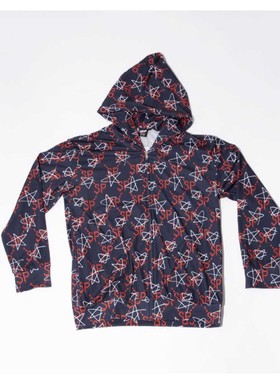 scolar/丝柯乐 五角星长袖拉链衫 372011