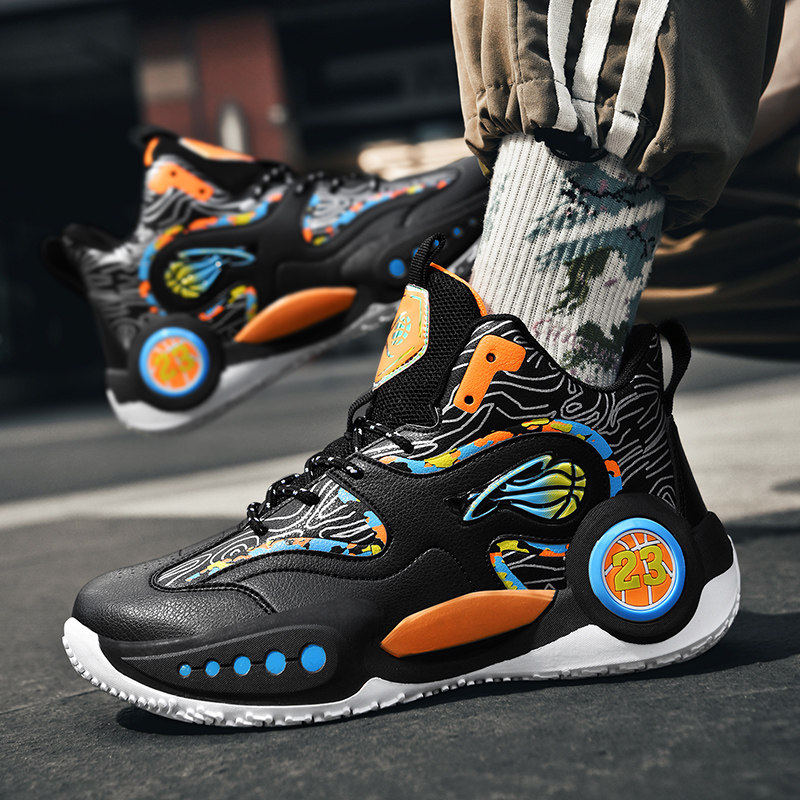 科比篮球鞋男款春夏季网面透气男童青少年篮球鞋学生初中生运动鞋