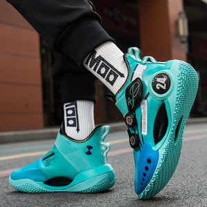 低帮旋转扣韦德之道9篮球鞋男学生比赛实战球鞋防滑青少年运动鞋