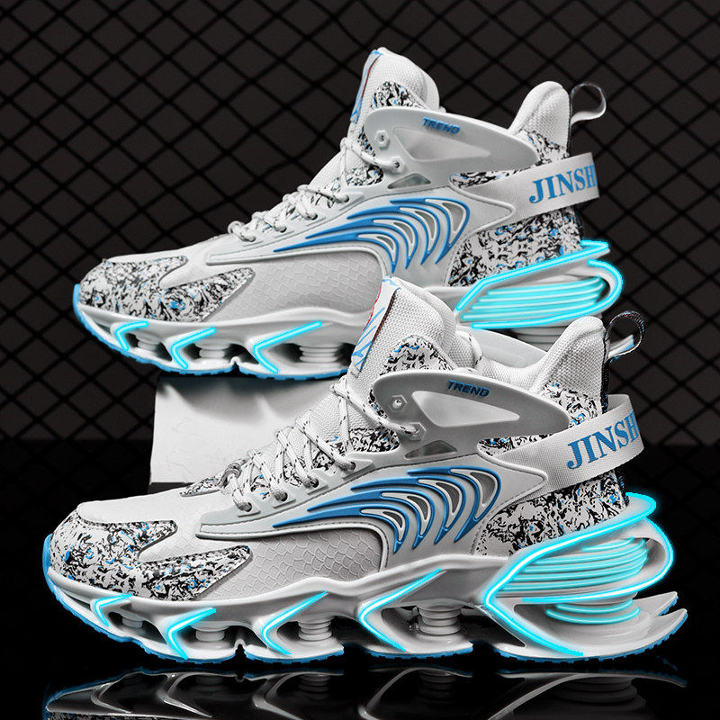 aj男鞋夏季2025新款国风德训鞋子男潮鞋篮球春秋高帮运动鞋男款