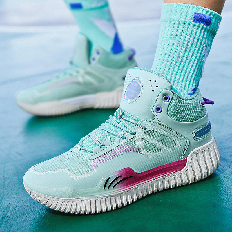 反伍3篮球鞋男款2026新款青少年学生实战球鞋透气减震专业运动鞋