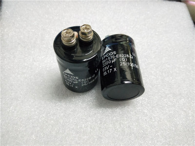 EPCOS电解电容 63V2200UF 电容 B41570-E8228-Q 螺丝脚电容