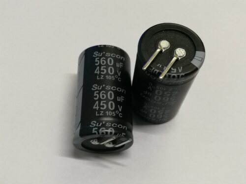 诚祥电子 台湾冠坤Suscon 450v560uf 30*50 LZ系列105度 卧式长脚