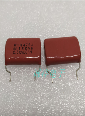 松下CBB电容2500V472J 4.7NF 4700PF ECQ-H系列 22mm脚距 高压