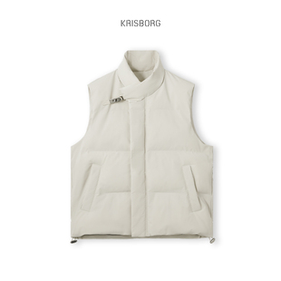 外套立领简约百搭坎肩棉服 保暖背心无袖 暖绒棉休闲时尚 马甲冬季