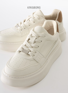 KRISBORG/克里斯·博格春夏季休闲低帮小白鞋男运动板鞋2025新款
