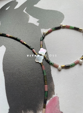 other混合材质女原创设计项链