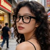 宽腿黑色简约大框板材全框厚边男近视眼镜框变色配平光眼镜架女