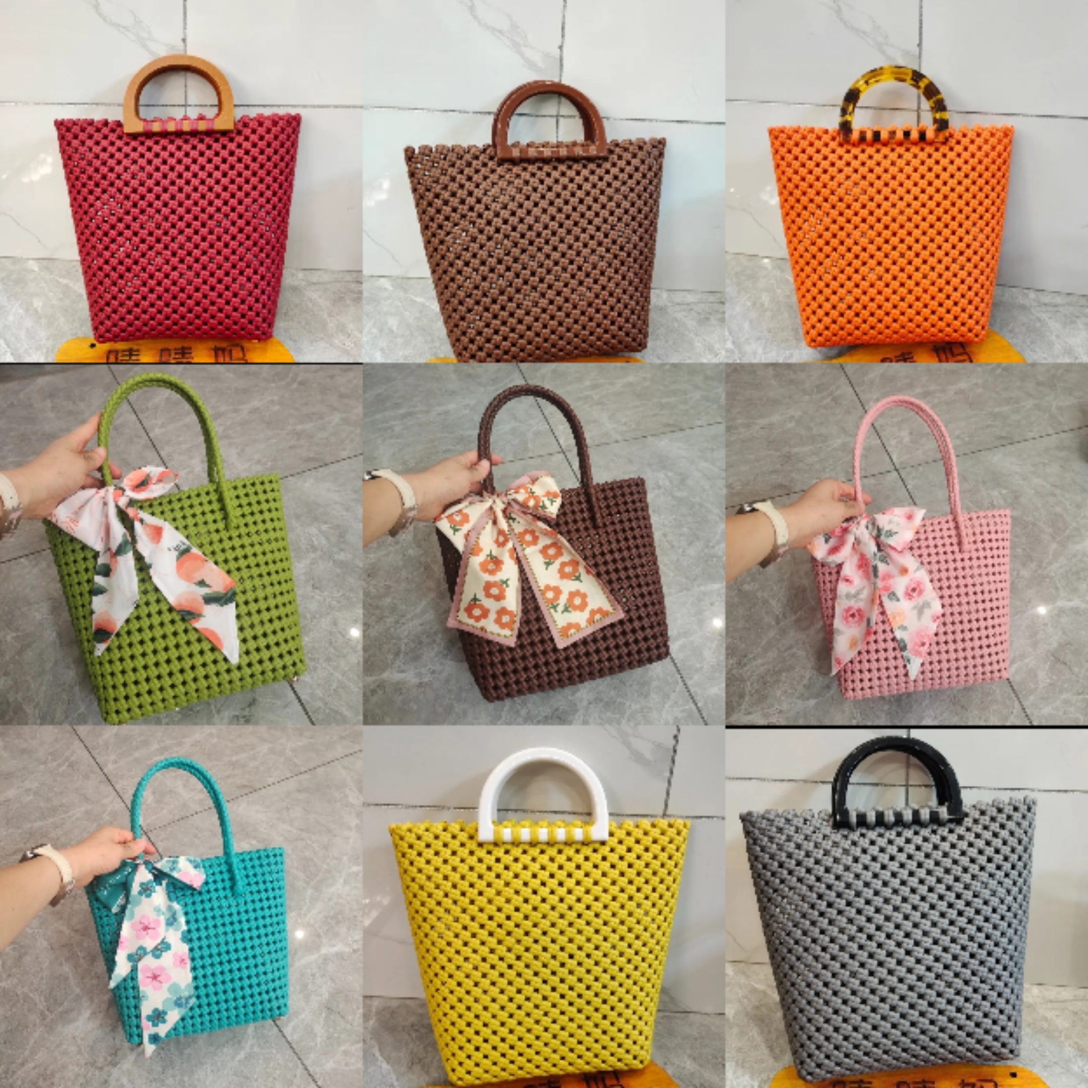 （晴晴妈）材料包PE藤条手工编织材料手拿包手工DIY塑料藤非成品