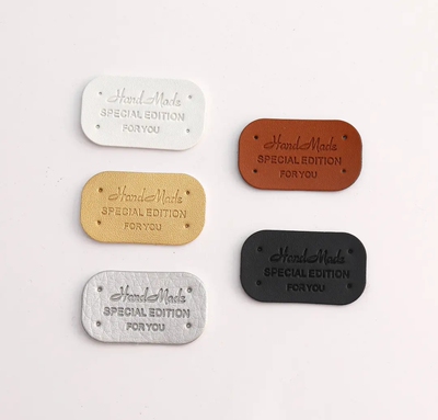 （晴晴妈）皮标装饰手工织包包围巾皮革配饰配件diy材料 标牌