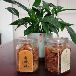 好运来食品 香橙皮350g瓶装罐装 蜜饯果干果脯休闲零食特产