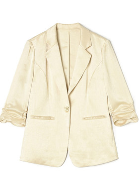 奥莱专柜品牌撤柜正品 ZW春装新款 气质通勤西装上衣一粒扣外套女