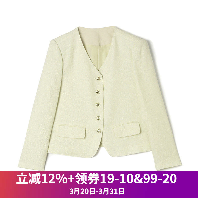 奥莱专柜正品 LH春装2026新款 韩版优雅长袖上衣小个子西装外套女
