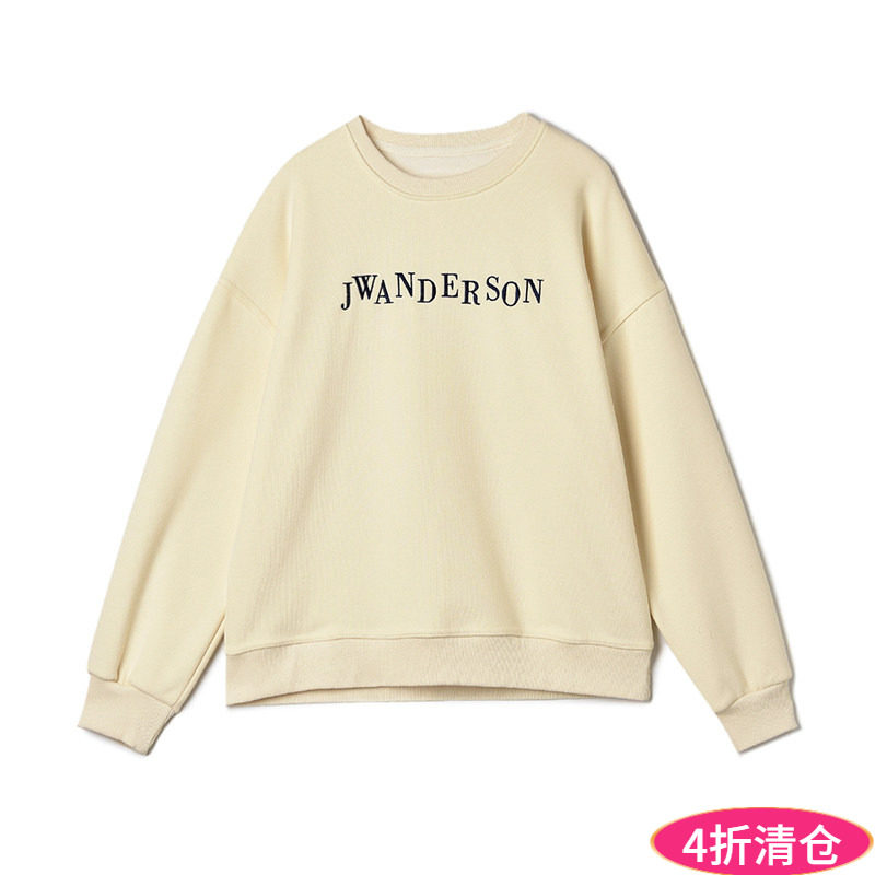 奥莱专柜正品 WY冬装2025新款 休闲运动风上衣套头长袖加绒卫衣女