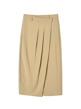 奥莱专柜品牌撤柜正品 LY春装2026新款 时髦感纯色包臀长裙半身裙