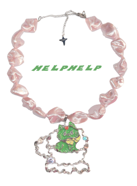 外星社镀白金天然贝珠串珠