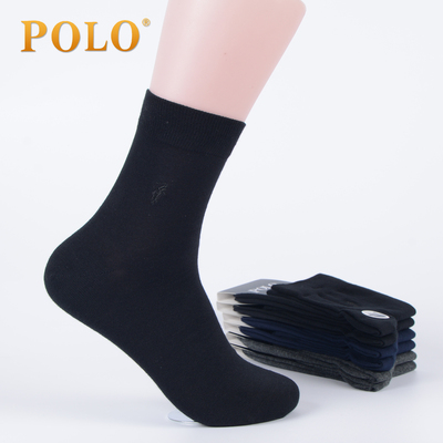 Polo男春夏长袜高筒防臭男士袜子
