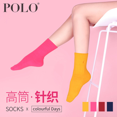 polo加厚女士长袜