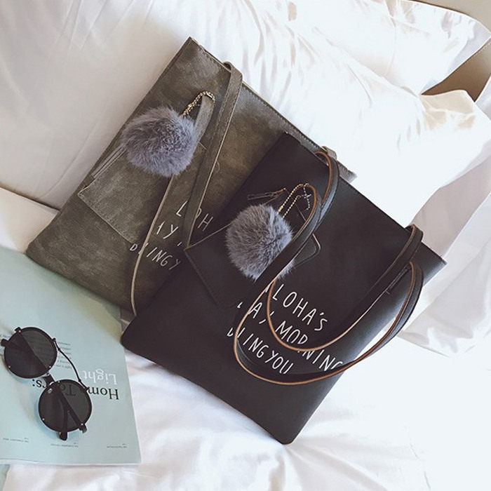 女包大包包2018新款韓版百搭單肩包簡約軟皮pu托特包學院風手提包在類目 箱包皮具/熱銷女包/男包, 女士包袋中 - 來自Buy2taobao.com提供專業的淘寶代購服務