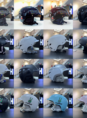 红运动2223新款BERN单板滑雪头盔双板滑雪男女款骑行极限运动护头