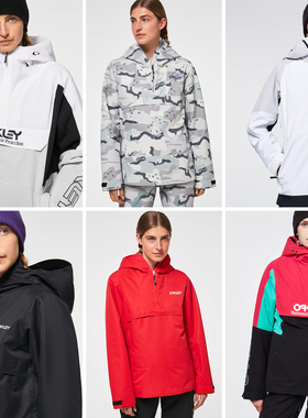 红运动2122oakley滑雪服欧克利滑雪衣冲锋衣防水抗风保暖专业女款