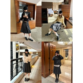 MODE OPS 12.14 新贵鬼马系列 80%羊毛毛呢百褶裙