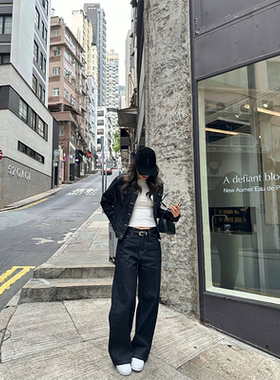 OPS LA MODE 复古丹宁系列黑蓝色原牛套组