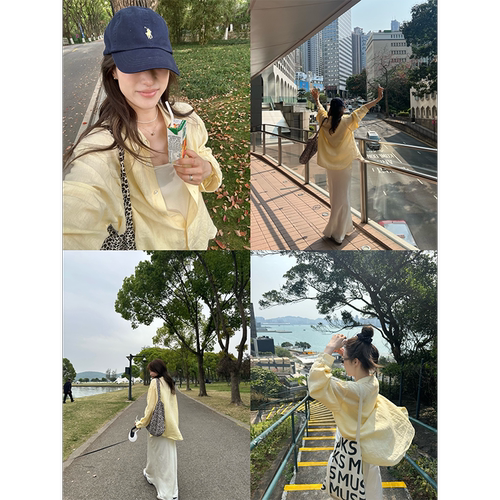 OPS LA MODE  每年心头爱 松弛感天然100亚麻贝壳扣衬衫