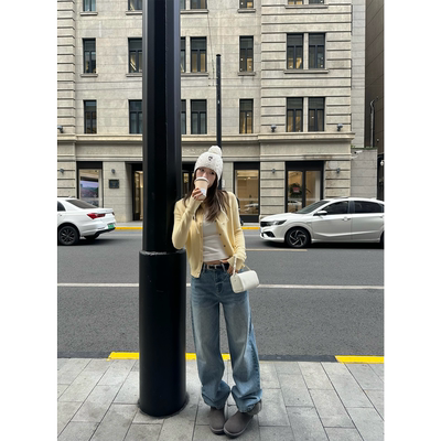 OPS LA MODE 12.14 20:00 美国牛仔 浅春系蓝色牛仔裤