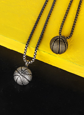 钛钢男士项链装饰品日韩风吊坠