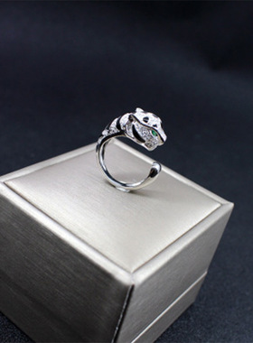 欧美风食指手环饰品镀金情侣对戒