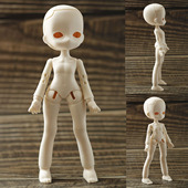 12分bjd娃娃素体娃体可接gsc头OB11素体尺寸现货小悦原创设计自制