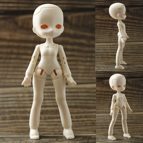 12分bjd娃娃素体娃体可接GSC头